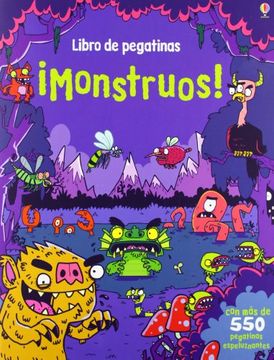 portada Libro de Pegatinas¡ Monstruos!