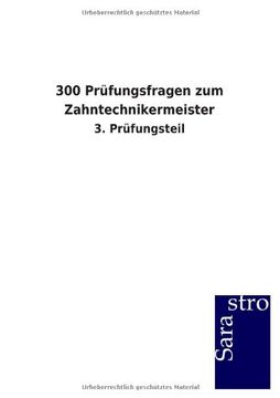portada 300 Prüfungsfragen zum Zahntechnikermeister (German Edition)