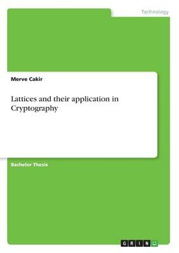 portada Lattices and their application in Cryptography (in English)