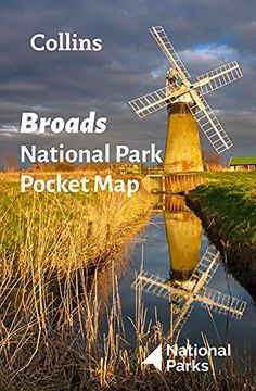 portada Broads National Park Pocket Map: The Perfect Guide to Explore This Area of Outstanding Natural Beauty (en Inglés)
