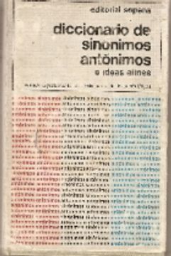 portada Diccionario De Sinonimos Antonimos E Ideas Afines (in Spanish)