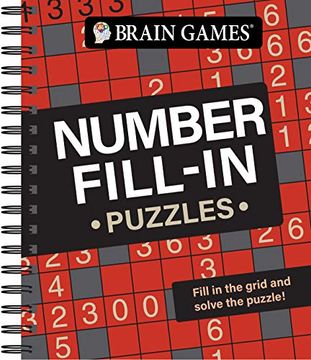 portada Brain Games - Number Fill-In Puzzles (en Inglés)