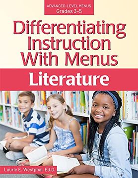portada Differentiating Instruction with Menus: Literature (Grades 3-5) (en Inglés)