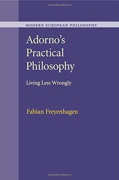 portada Adorno's Practical Philosophy (Modern European Philosophy) (en Inglés)