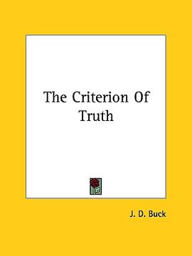 portada the criterion of truth (en Inglés)