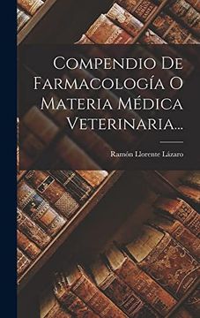 portada Compendio de Farmacología o Materia Médica Veterinaria. (in Spanish)