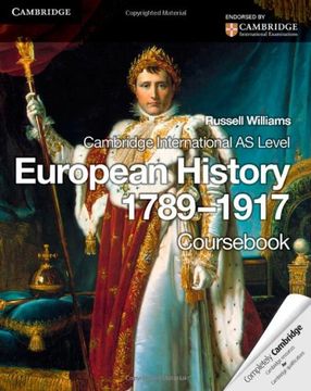 portada Cambridge International AS Level European History 1789-1917 (en Inglés)