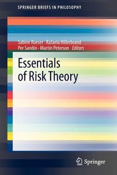 portada essentials of risk theory (en Inglés)
