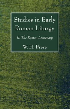 portada studies in early roman liturgy: ii. the roman lectionary (en Inglés)