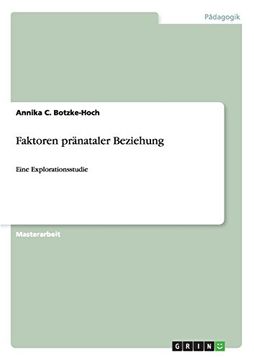 portada Faktoren pränataler Beziehung (German Edition)