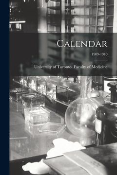 portada Calendar; 1909-1910 (en Inglés)