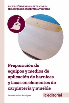 portada Acondicionamiento de la Superficie y Operaciones de Secado en Productos de Carpinteria y Mueble (in Spanish)