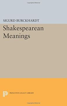portada Shakespearean Meanings (Princeton Legacy Library)