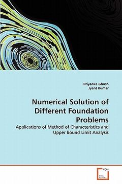portada numerical solution of different foundation problems (en Inglés)