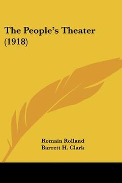 portada the people's theater (1918) (en Inglés)