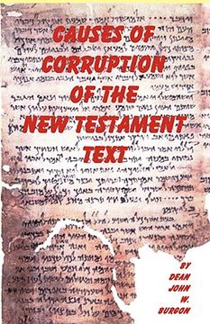 portada causes of corruption of the new testament text (en Inglés)