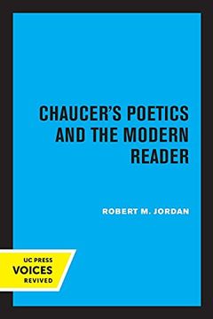 portada Chaucer'S Poetics and the Modern Reader (en Inglés)