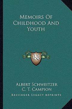 portada memoirs of childhood and youth (in English)