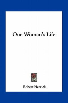 portada one woman's life (in English)
