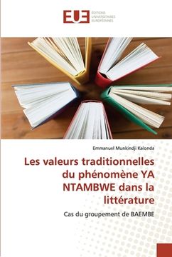 portada Les valeurs traditionnelles du phénomène YA NTAMBWE dans la littérature