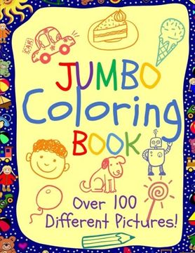 portada Jumbo Coloring Book: Jumbo Coloring Books for Kids: Giant Coloring Book for Children: Super Cute Coloring Book for Boys and Girls (Jumbo Coloring and Activity Books) (en Inglés)
