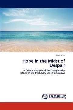 portada hope in the midst of despair (en Inglés)