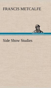 portada side show studies (en Inglés)