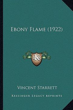 portada ebony flame (1922) (en Inglés)