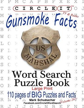 portada Circle it, Gunsmoke Facts, Word Search, Puzzle Book (en Inglés)