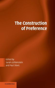 portada The Construction of Preference (en Inglés)