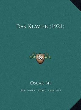 portada Das Klavier (1921) (en Alemán)
