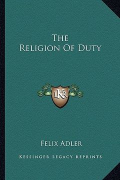 portada the religion of duty