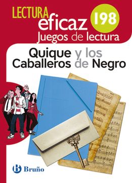 portada Quique Y Los Caballeros De Negro Juego De Lectura . Ajl 198