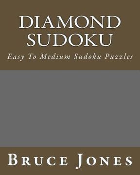 portada Diamond Sudoku: Easy To Medium Sudoku Puzzles (en Inglés)