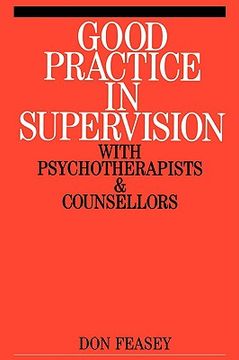 portada good practice in supervision with psychotherapists and counsellors