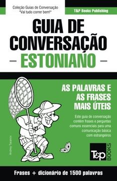 portada Guia de Conversação Português-Estoniano e dicionário conciso 1500 palavras