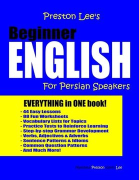 portada Preston Lee's Beginner English For Persian Speakers (en Inglés)