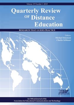 portada Quarterly Review of Distance Education Vol 19 Num 1, 2018 (en Inglés)