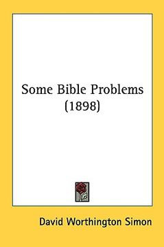 portada some bible problems (1898) (en Inglés)