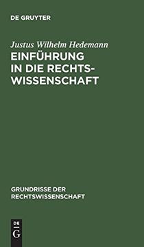 portada Einführung in die Rechtswissenschaft (Grundrisse der Rechtswissenschaft) (en Alemán)