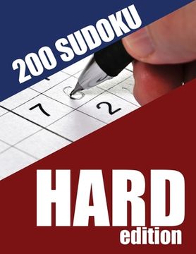 portada 200 Sudoku Hard Edition: An 8x10, 200 puzzle, hard sudoko book (en Inglés)