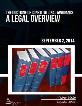 portada The Doctrine of Constitutional Avoidance: A Legal Overview (en Inglés)