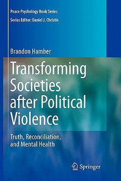 portada transforming societies after political violence: truth, reconciliation, and mental health (en Inglés)