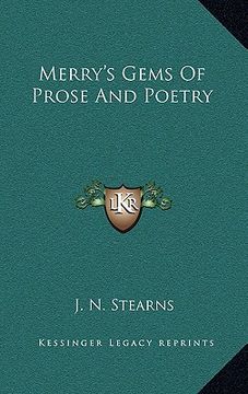 portada merry's gems of prose and poetry