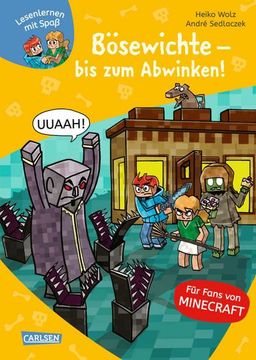 portada Lesenlernen mit Spaß - Minecraft 5: Bösewichte - bis zum Abwinken! (en Alemán)