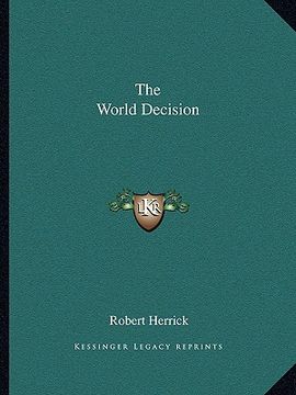 portada the world decision (en Inglés)