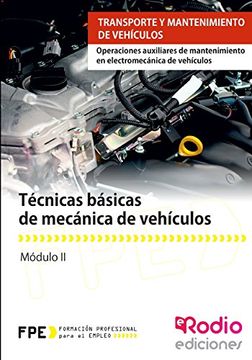 portada Técnicas básicas de mecanica de vehiculos (MF0623_1) (CERTIFICADOS DE PROFESIONALIDAD)