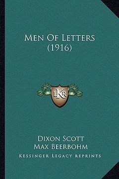 portada men of letters (1916) (en Inglés)
