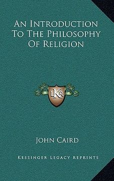 portada an introduction to the philosophy of religion (en Inglés)
