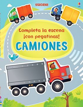 portada Camiones. Completa la Escena con Pegatinas (in Spanish)